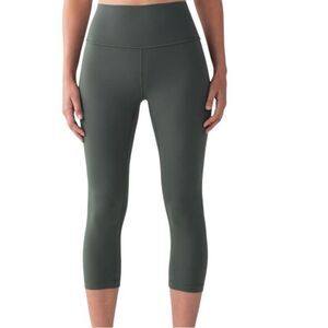 …Lululemon Align Crop (19") Dark Forest